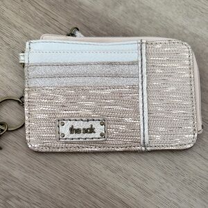 The Sak Shimmering Gold Card Holder